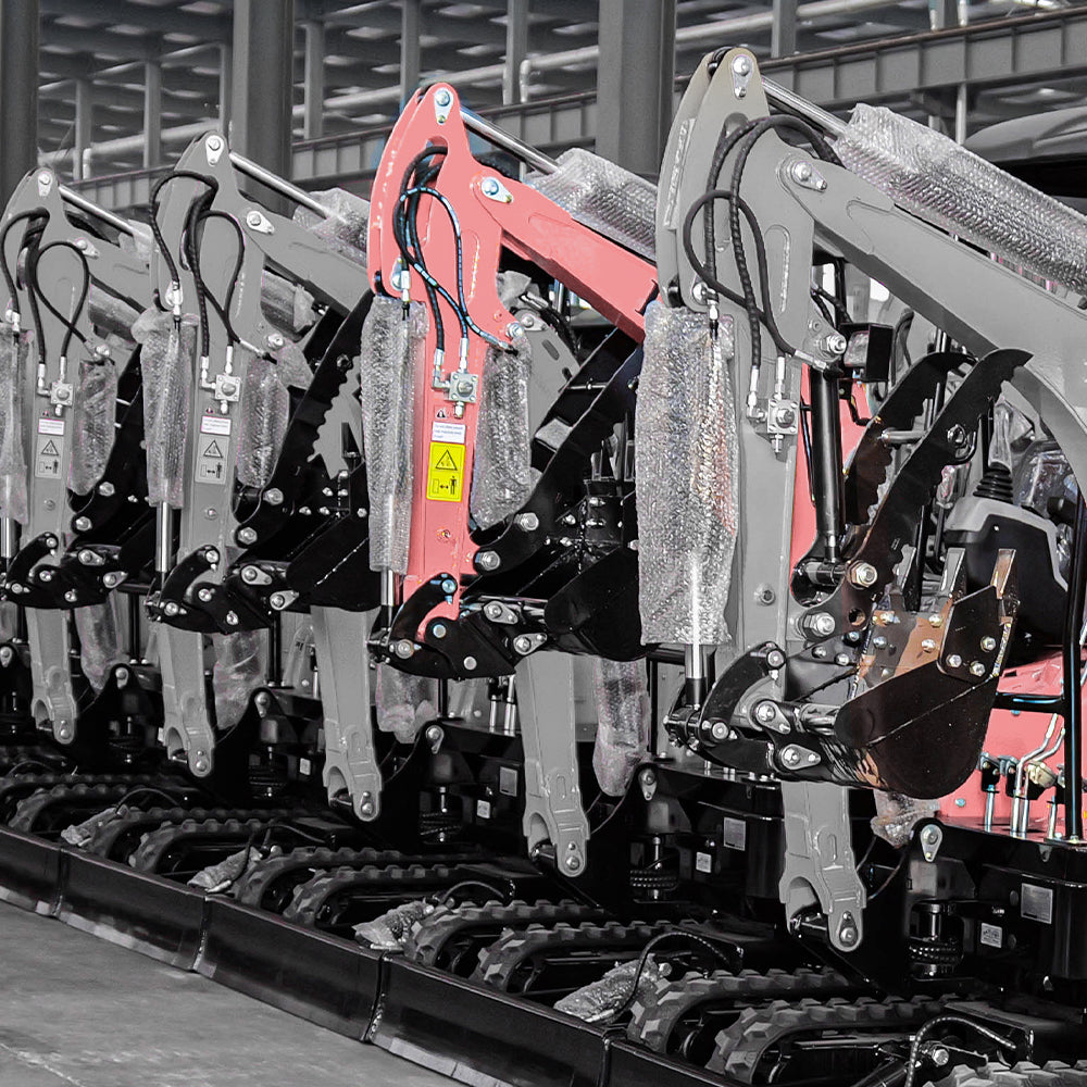 MS10 1-Ton Mini Excavator – Briggs & Stratton 13.5 HP Gasoline
