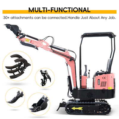 MS10 1-Ton Mini Excavator – Briggs & Stratton 13.5 HP Gasoline