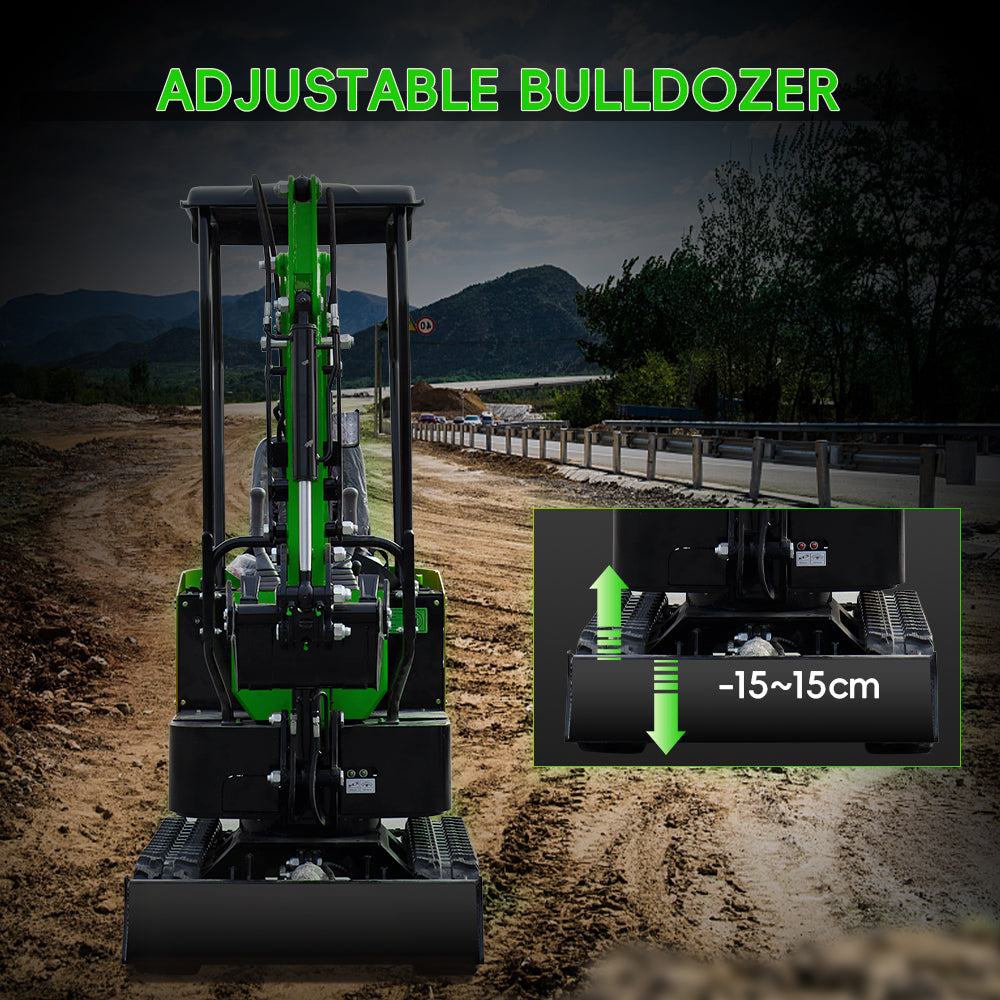 AMH 1 Ton Mini Excavator – Compact & Versatile for Tight Spaces