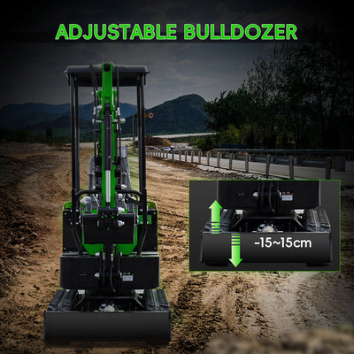 AMH 1 Ton Mini Excavator – Compact & Versatile for Tight Spaces
