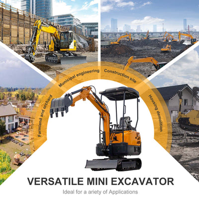 MS15PRO 1.5-Ton Mini Excavator – Briggs & Stratton 13.5 HP Gasoline