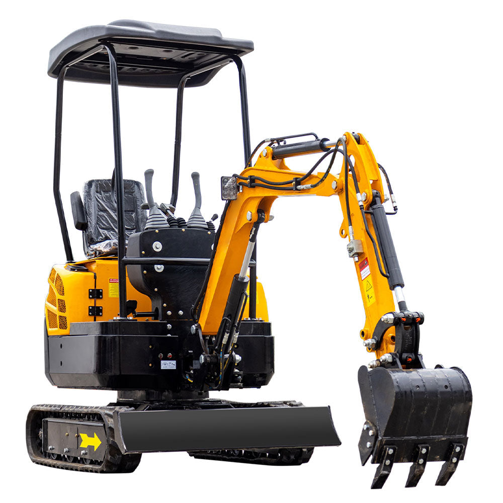 MS13 1.3-Ton Mini Excavator – 13.5 HP Gasoline with Thumb Clip