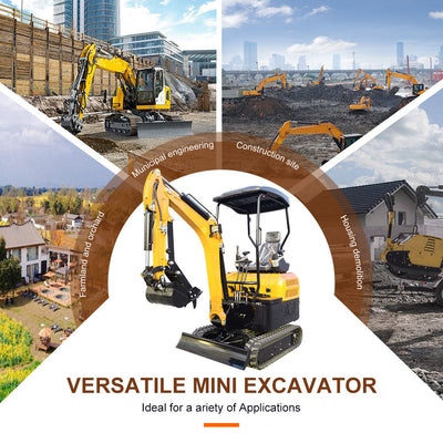 MS20 2-Ton Mini Excavator – Kubota Diesel Engine with Thumb Clip