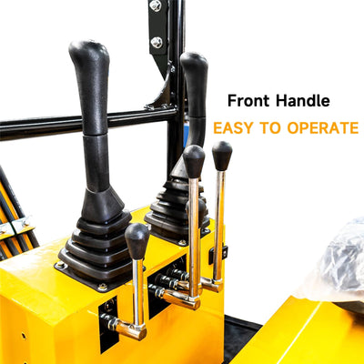 MS10C 1-Ton Mini Excavator – 13.5 HP Gasoline with Thumb Clip