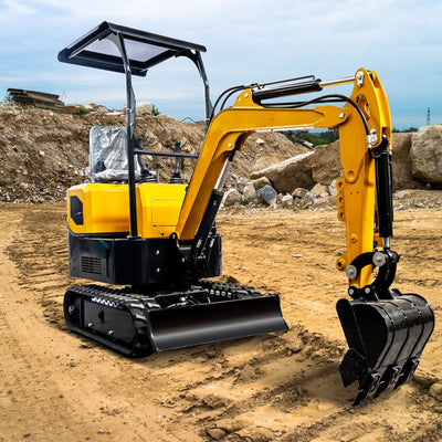 MS10C 1-Ton Mini Excavator – 13.5 HP Gasoline with Thumb Clip