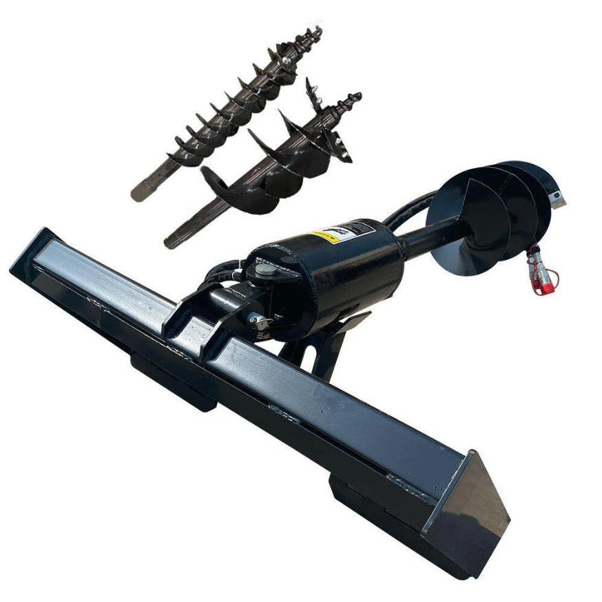 Skid Steer Hydraulic Auger with 3 bits For Sale 12-16 gpm |AGT-SSECAG-Y