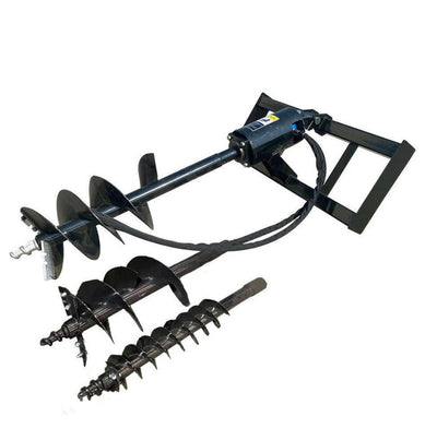 Skid Steer Hydraulic Auger with 3 bits For Sale 12-16 gpm |AGT-SSECAG-Y