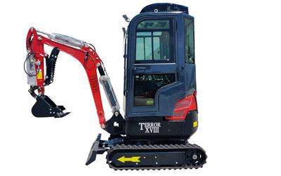 2 Ton Mini Excavator with AC Cabin - TYPHON TERROR XVIII