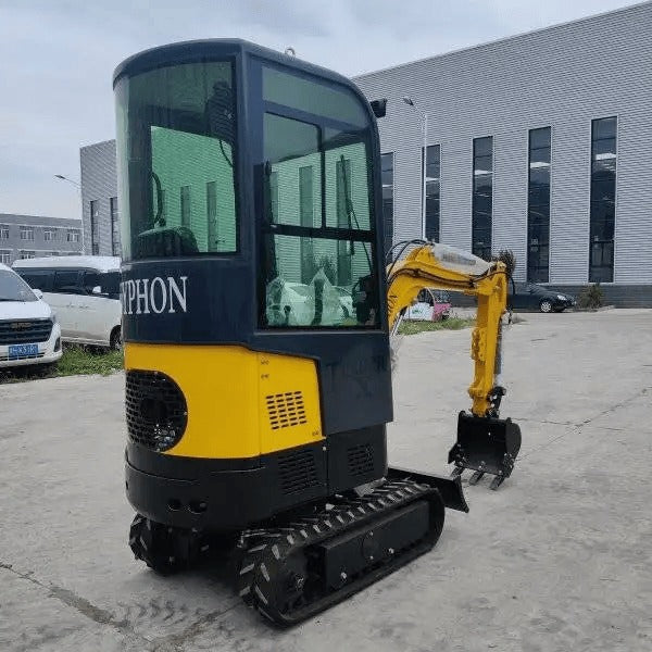TYPHON Terror X Mini Excavator – 2,500lb Trench Digger w Cabin USA