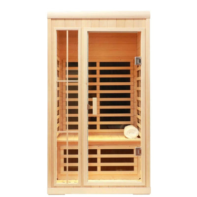 Ample-901PH 1-2 Person Far Infrared Sauna | Plus Size + App Remote | Value Offers