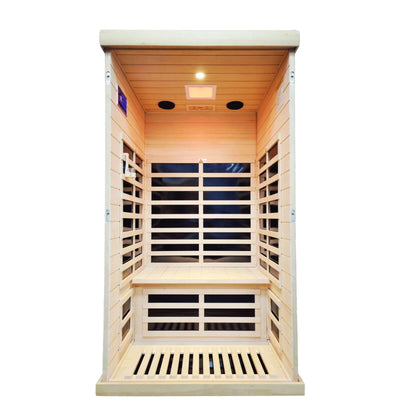 Ample-901PH 1-2 Person Far Infrared Sauna | Plus Size + App Remote | Value Offers