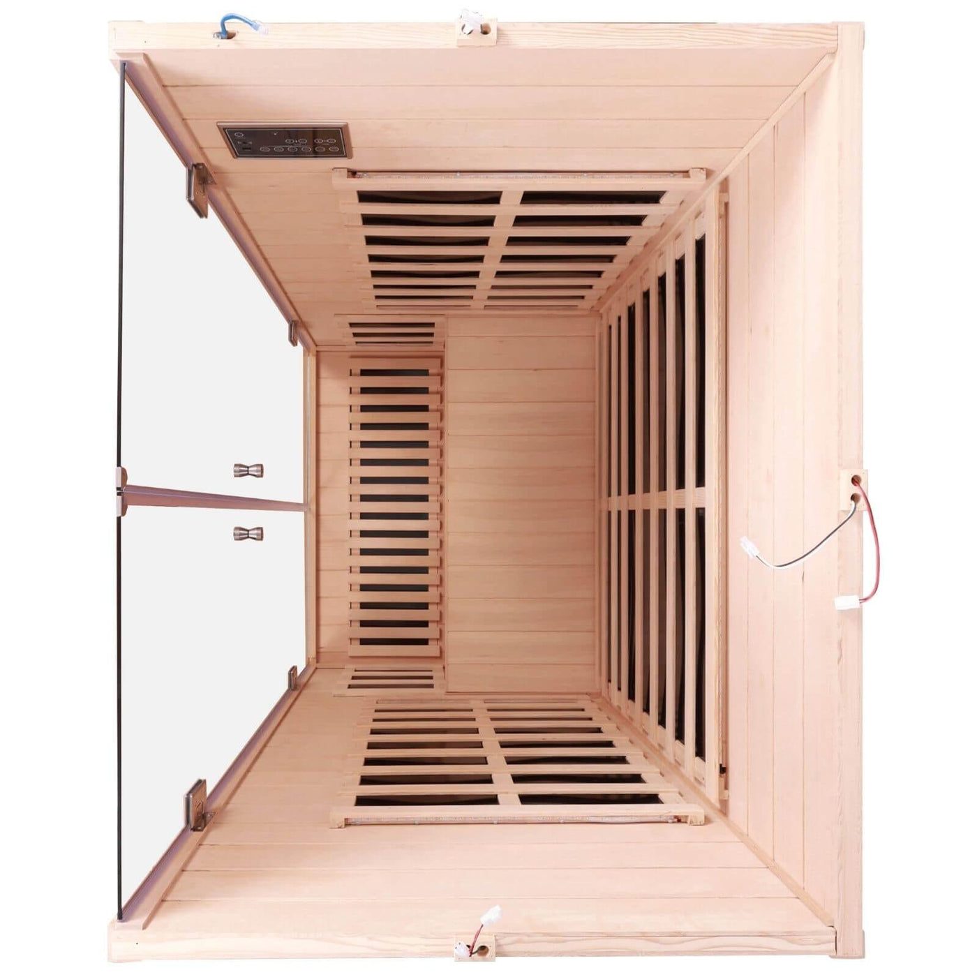 Ample-902SH 2 Person Ultra-Low EMF Far Infrared Sauna