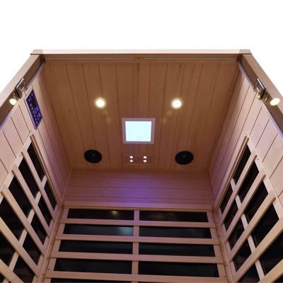 Ample-902SH 2 Person Ultra-Low EMF Far Infrared Sauna