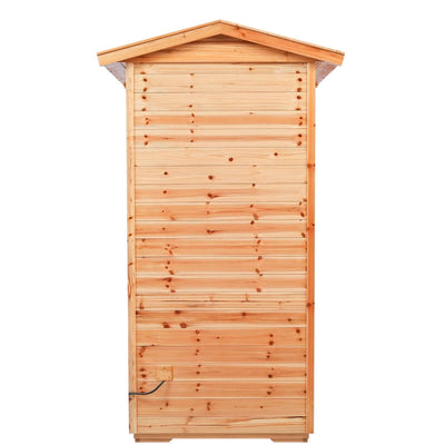 Garner-901VS 1 Person Outdoor Far Infrared Sauna | Fir Model Hot Offer