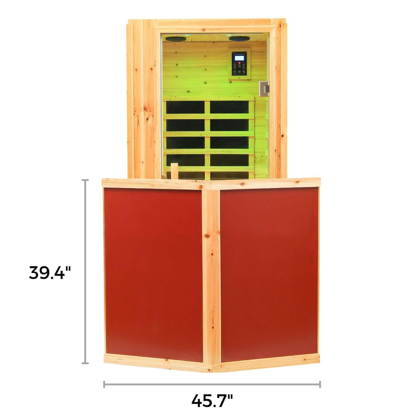 Garner-901VS 1 Person Outdoor Far Infrared Sauna | Fir Model Hot Offer