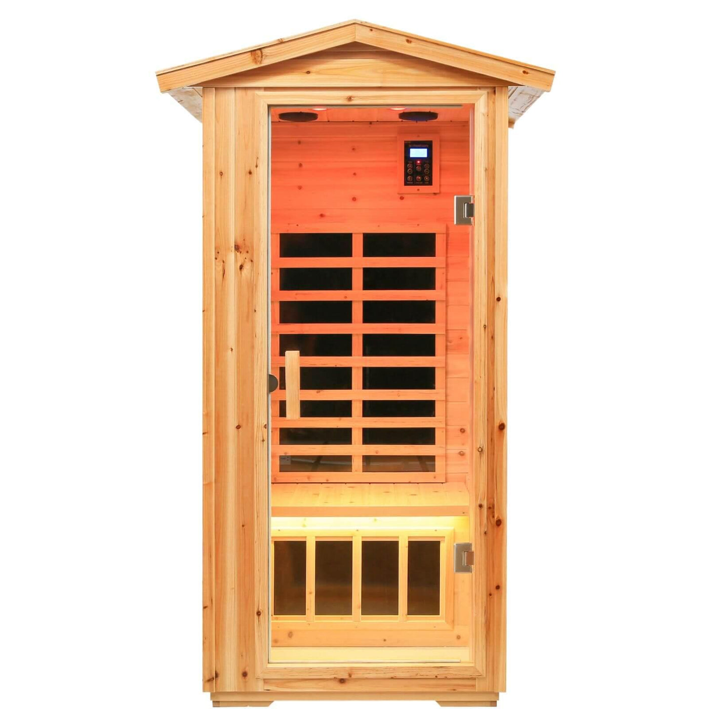 Garner-901VS 1 Person Outdoor Far Infrared Sauna | Fir Model Hot Offer