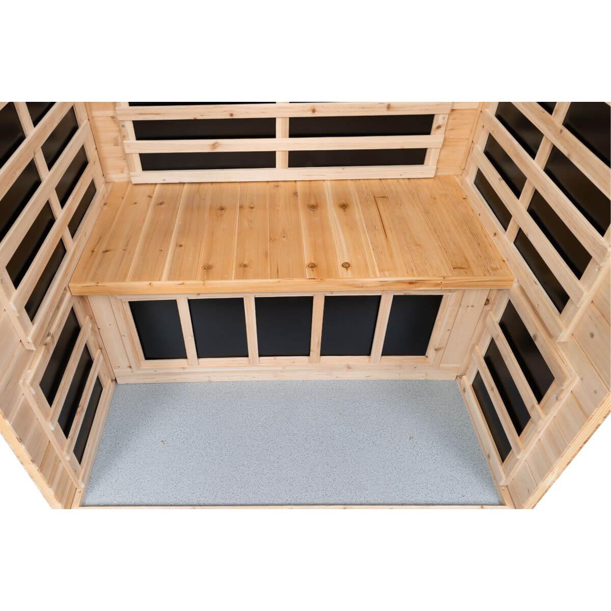 Garner-902VS 2 Person Outdoor Far Infrared Sauna | Fir Model Hot Offer