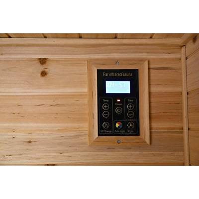 Garner-904VS 4 Person Outdoor Far Infrared Sauna