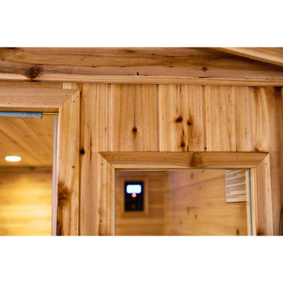 Garner-904VS 4 Person Outdoor Far Infrared Sauna