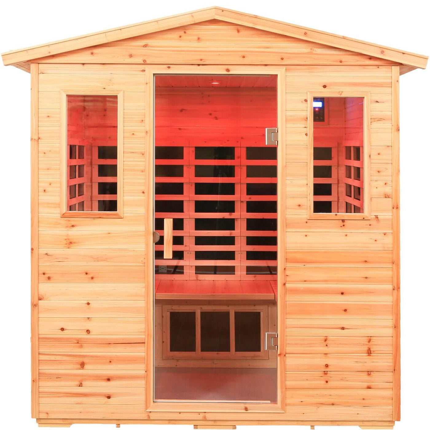 Garner-905VS 5 Person Outdoor Far Infrared Sauna | Extra-large Rich Space | Clearance Sale