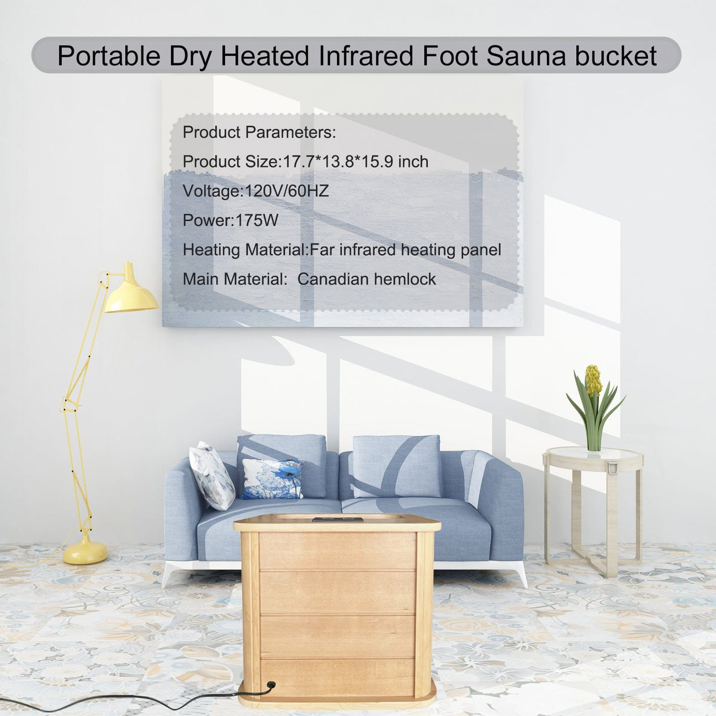 Far Infrared Foot Sauna Bucket | Targeted Therapy for Feet & Calves