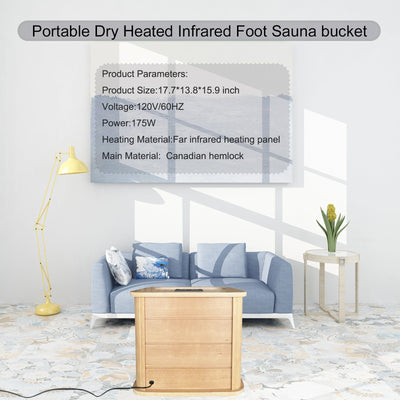 Far Infrared Foot Sauna Bucket | Targeted Therapy for Feet & Calves