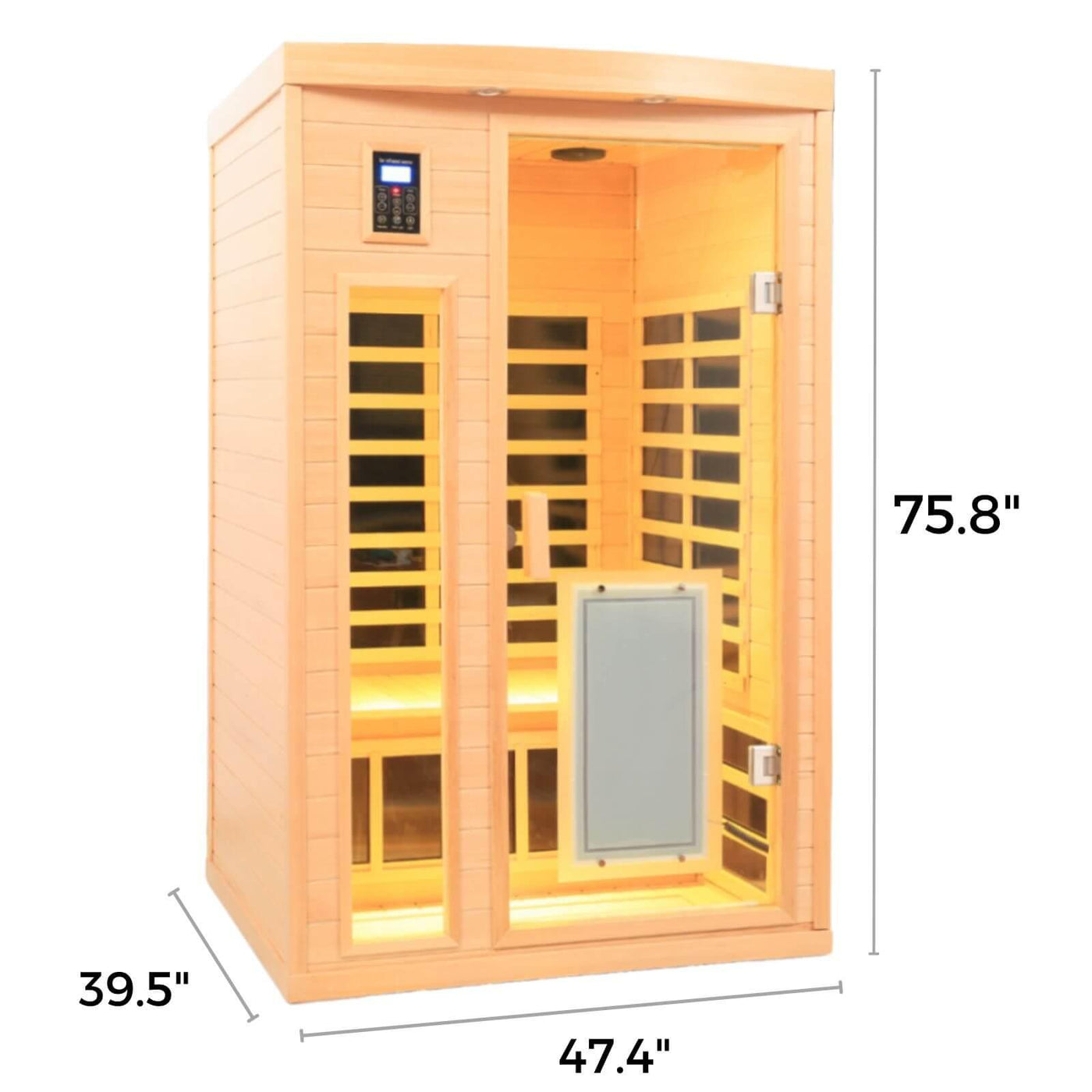 Maxwell-902BH 2 Person Ultra-Low EMF Far Infrared Sauna | Hot Offer