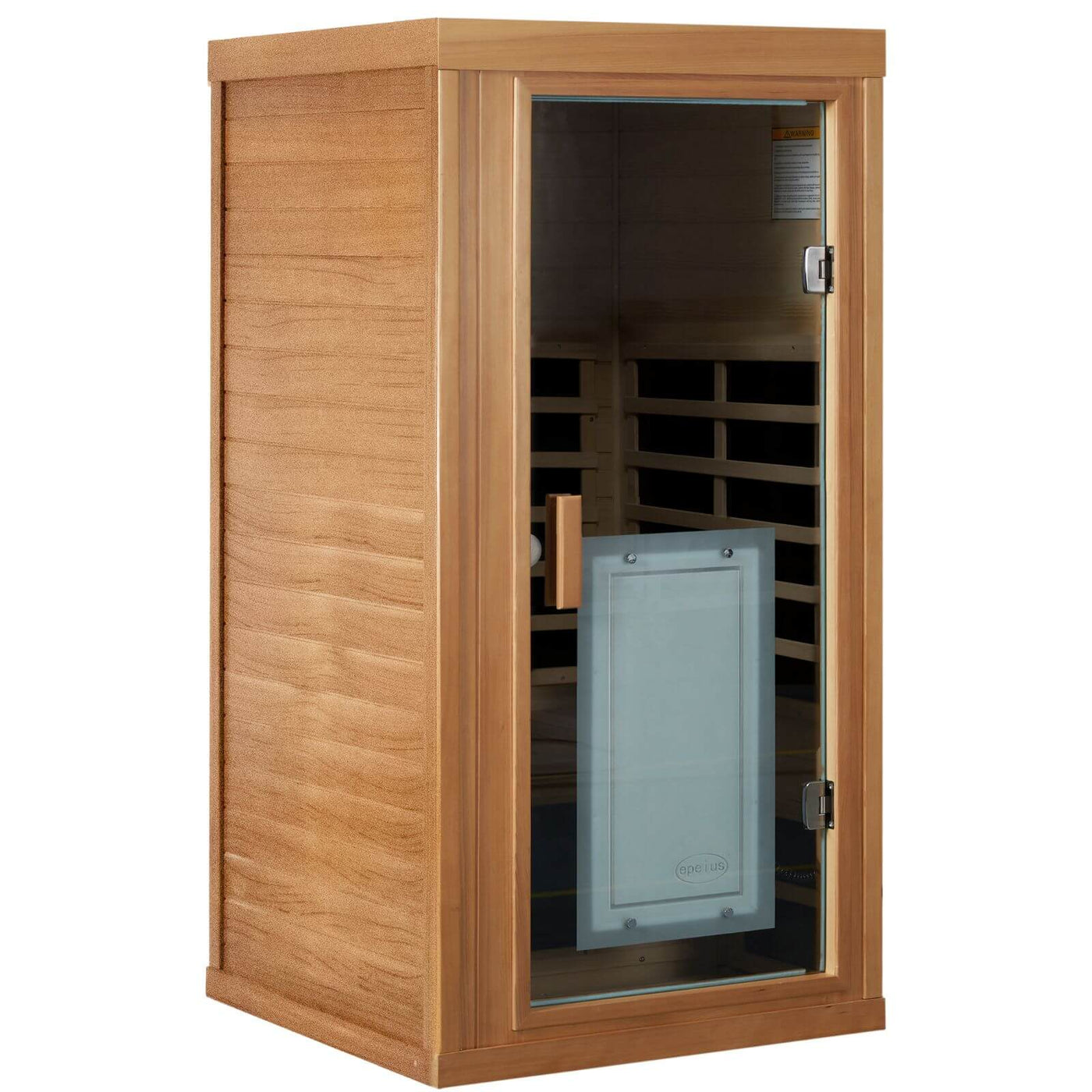Sublime-906MR 1 Person Classic Far Infrared Sauna in Red Cedar | Nature's Art, Noble Enjoyment