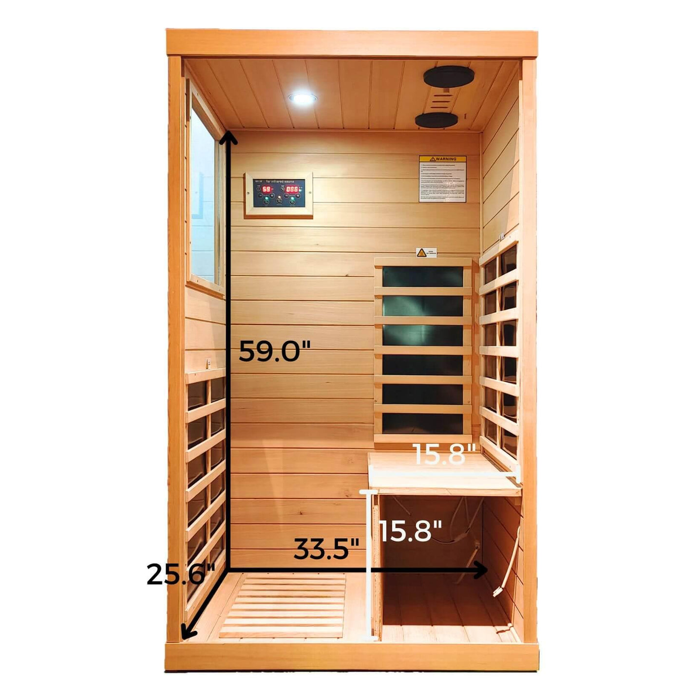 Purity-909MH 1 Person Side Door Far Infrared Sauna | 909SH Clearance Sale