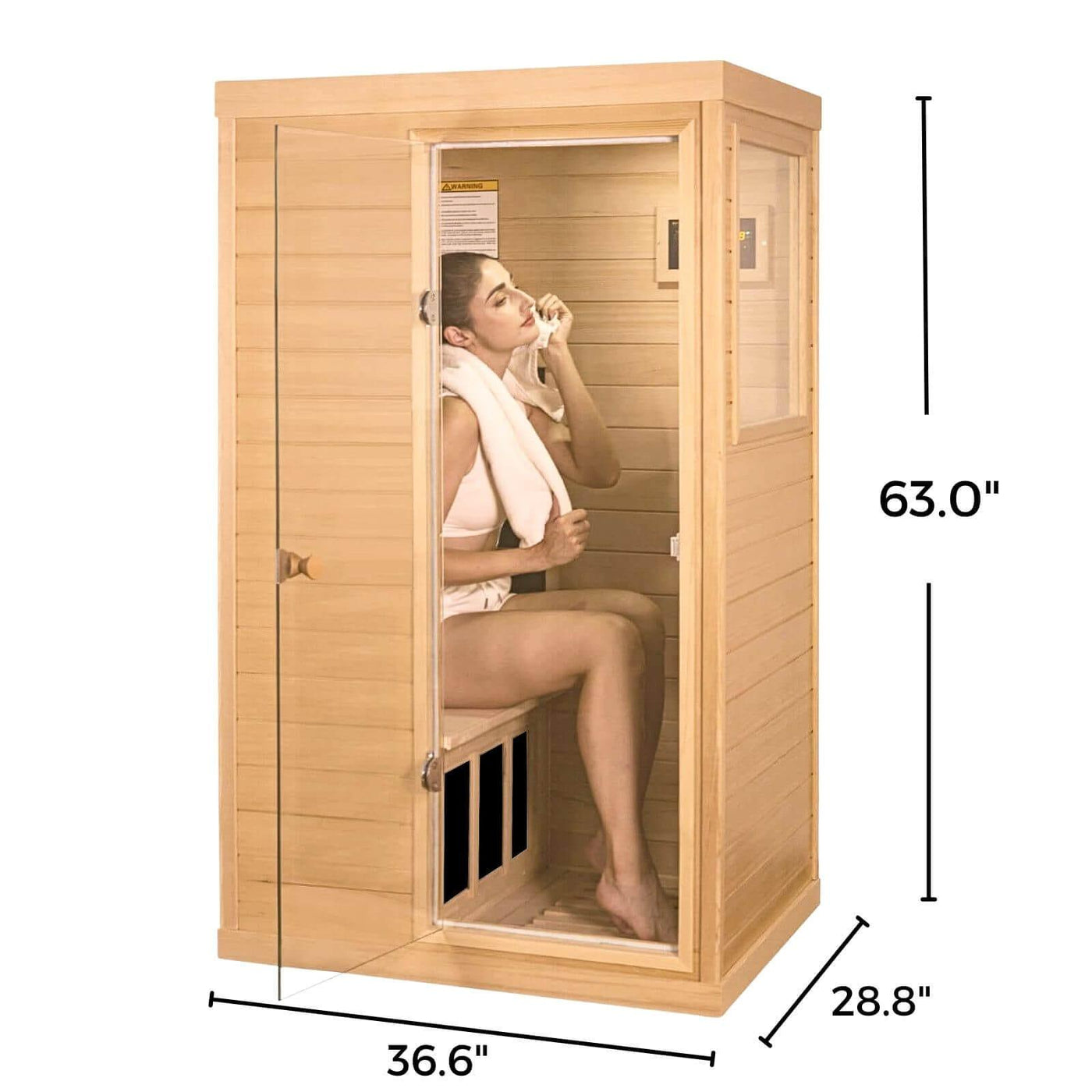 Purity-909MH 1 Person Side Door Far Infrared Sauna | 909SH Clearance Sale