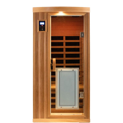 Sublime-901BR 1 Person Ultra-Low EMF Far Infrared Sauna in Red Cedar | Limited Stock Remaining