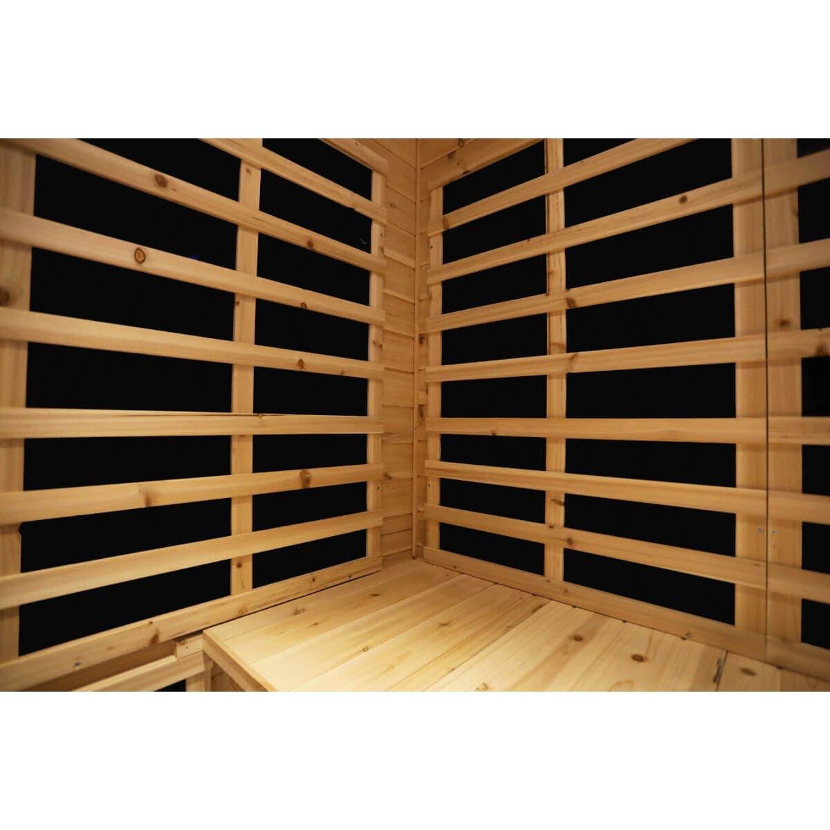 Versa-903VS 3 Person Outdoor Full Spectrum Infrared Sauna Reclining | Hot Offer