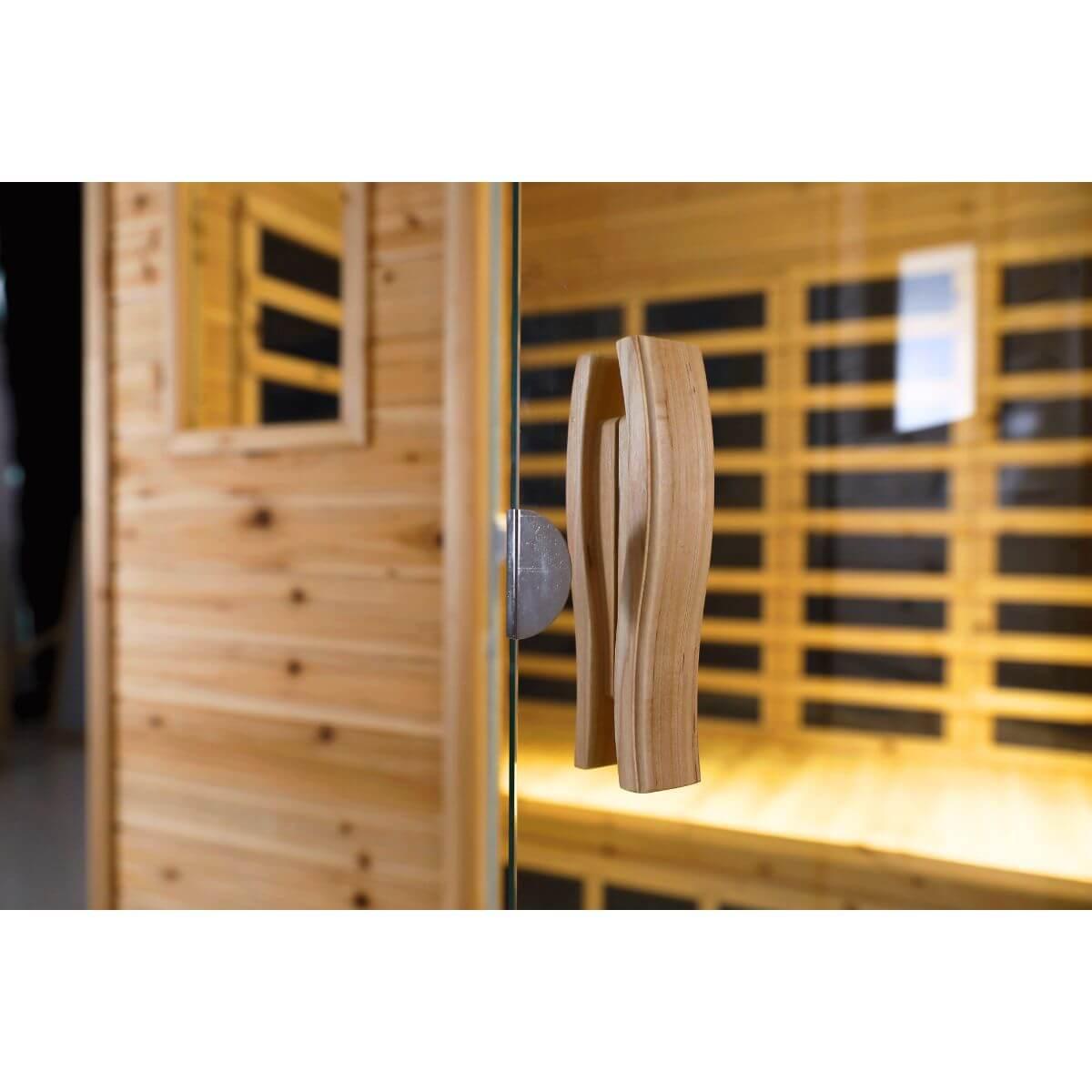 Versa-903VS 3 Person Outdoor Full Spectrum Infrared Sauna Reclining | Hot Offer